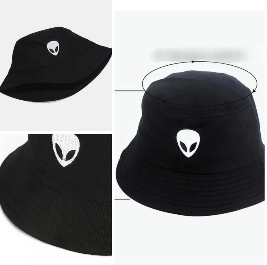 Buy f y Lane Cotton Bucket Fishermen Beach Cap Pack of 1 Black at
