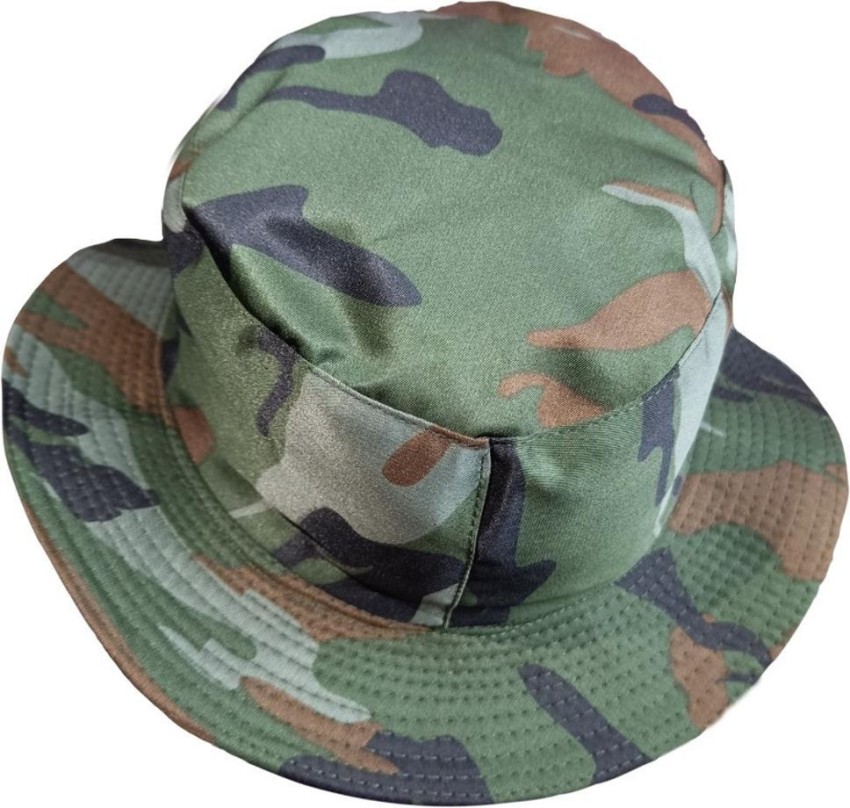 Army print bucket hat deals