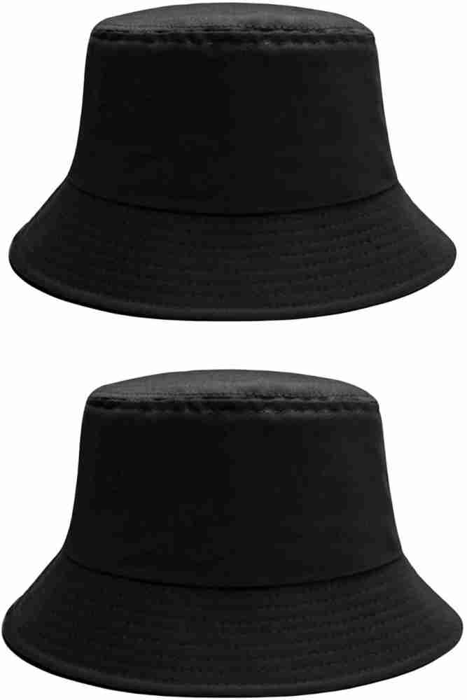 KSCYKKKD Hats for Men Male Bucket Solid Sunshade and Sunscreen Clearance  Reduced Price Gentlemen Hats Black One Size