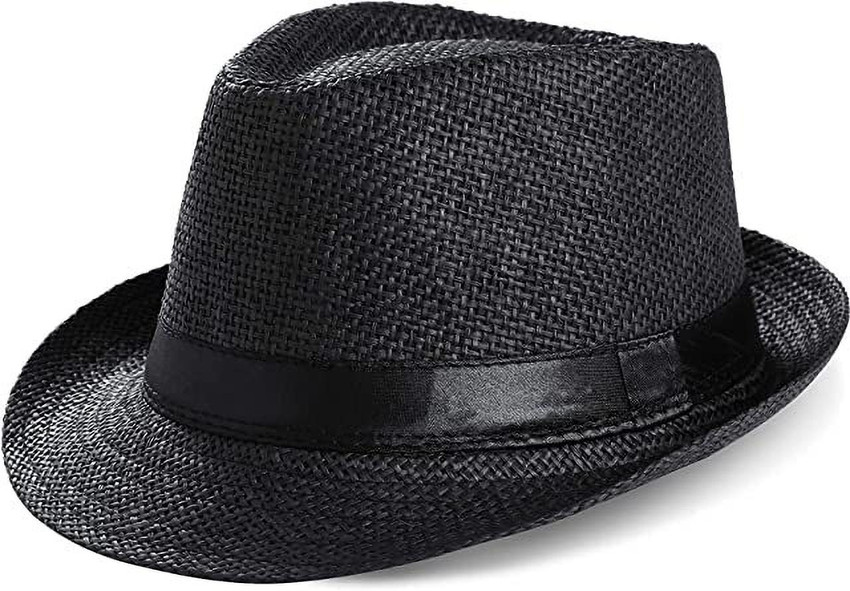 Mens black round hats shop