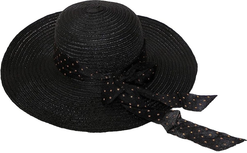 Womens Wide Brim Sun-hat Summer Straw Hat Beach Sun Hats For Women