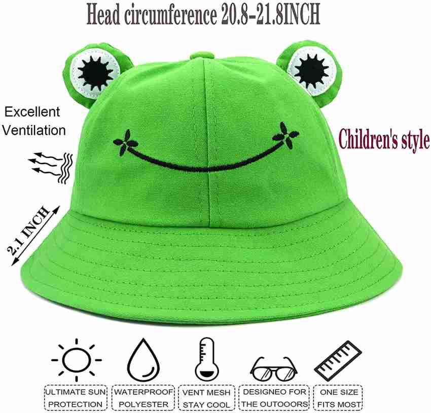 Palay Bucket Sun Hat For Women Girl Adult Cute Frog Bucket Hat Summer Outdoor Hat