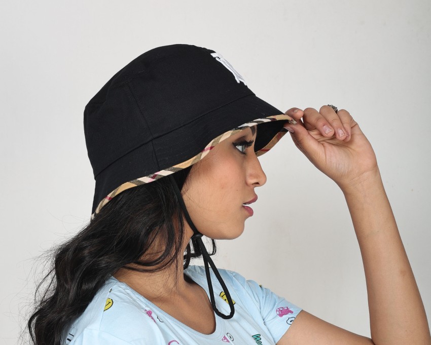 Icw Women Bucket Hat Vintage Embroided Fisherman Hat Fuzzy Caps