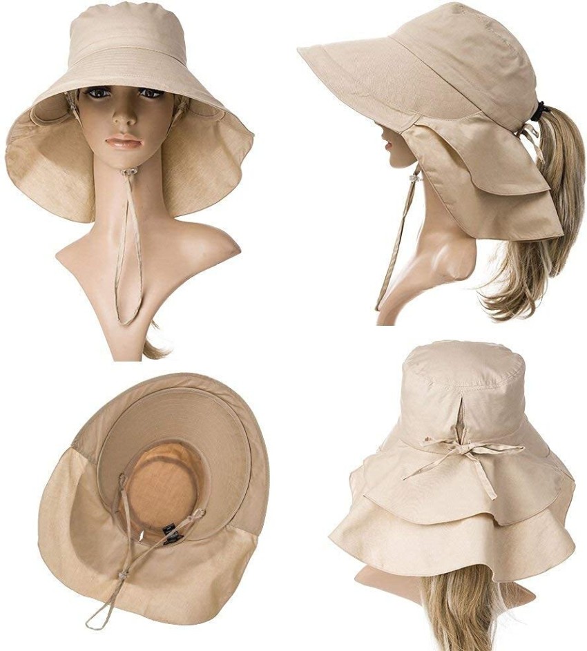 Buy Palay Sun Hat For Women Extra Wide Brim Straw Beach Cap For Women  Stylish Summer Hats Fold Sun Hat, Sun Protection Hat Cap For Girl Women  Online at Best Prices in