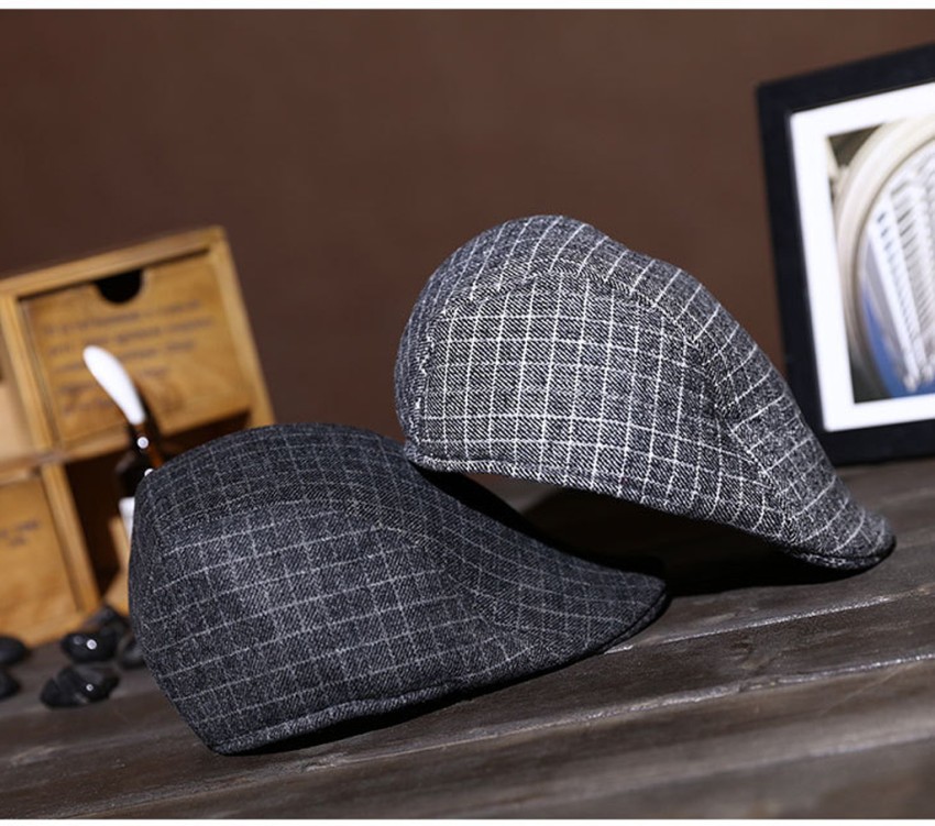 Buy WETOO Men's Denim Flat Cap Gatsby newsboy IVY Irish Hats Cabbie Driving  Cap Online at desertcartINDIA