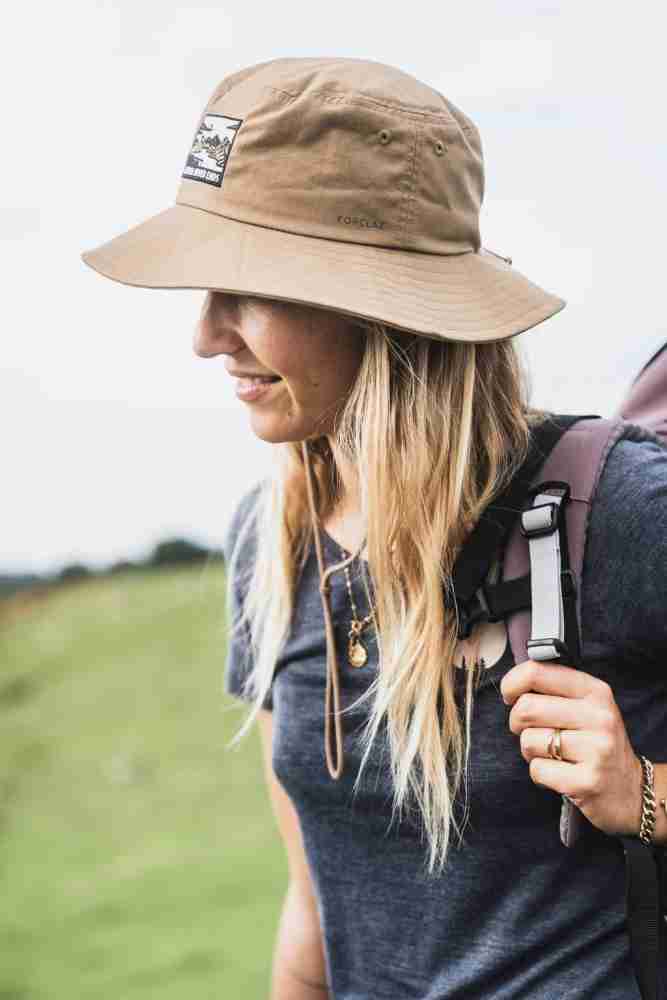 Patagonia Fishing Hat Brown Wide Brim Safari Boonie Bucket Sun Hat