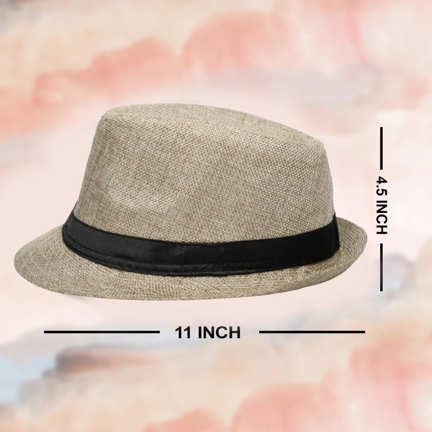 Short selling Brim Linen Fedora Aqua