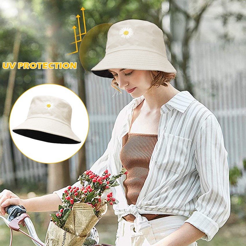 PALAY Women Bucket Hat Foldable Cotton Sun Beach Hat Fisherman Hat Casual  Outdoor Cap Price in India - Buy PALAY Women Bucket Hat Foldable Cotton Sun  Beach Hat Fisherman Hat Casual Outdoor