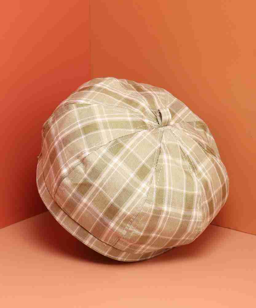 Orange shop newsboy hat