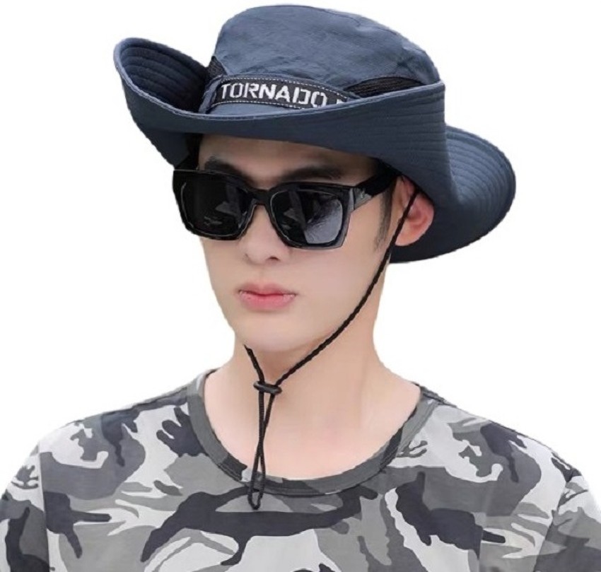 AlexVyan Round Hats Wide Brim Summer Cap UV Protection Breathable Beach Sun  Hat Cap - Price History