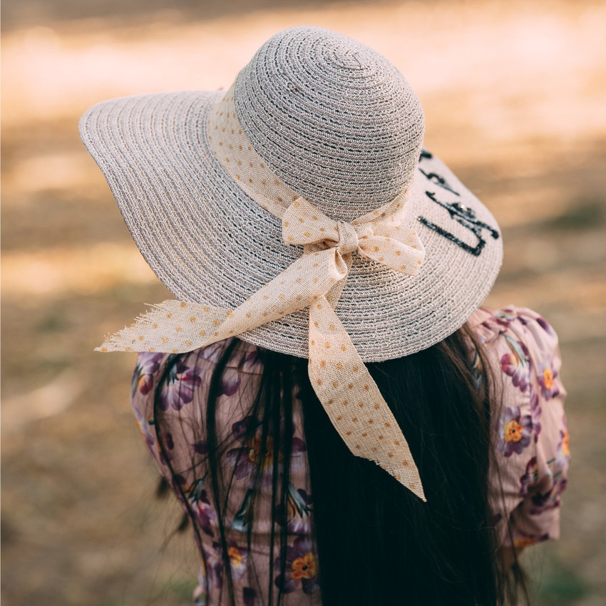 Sequin beach hat cheap