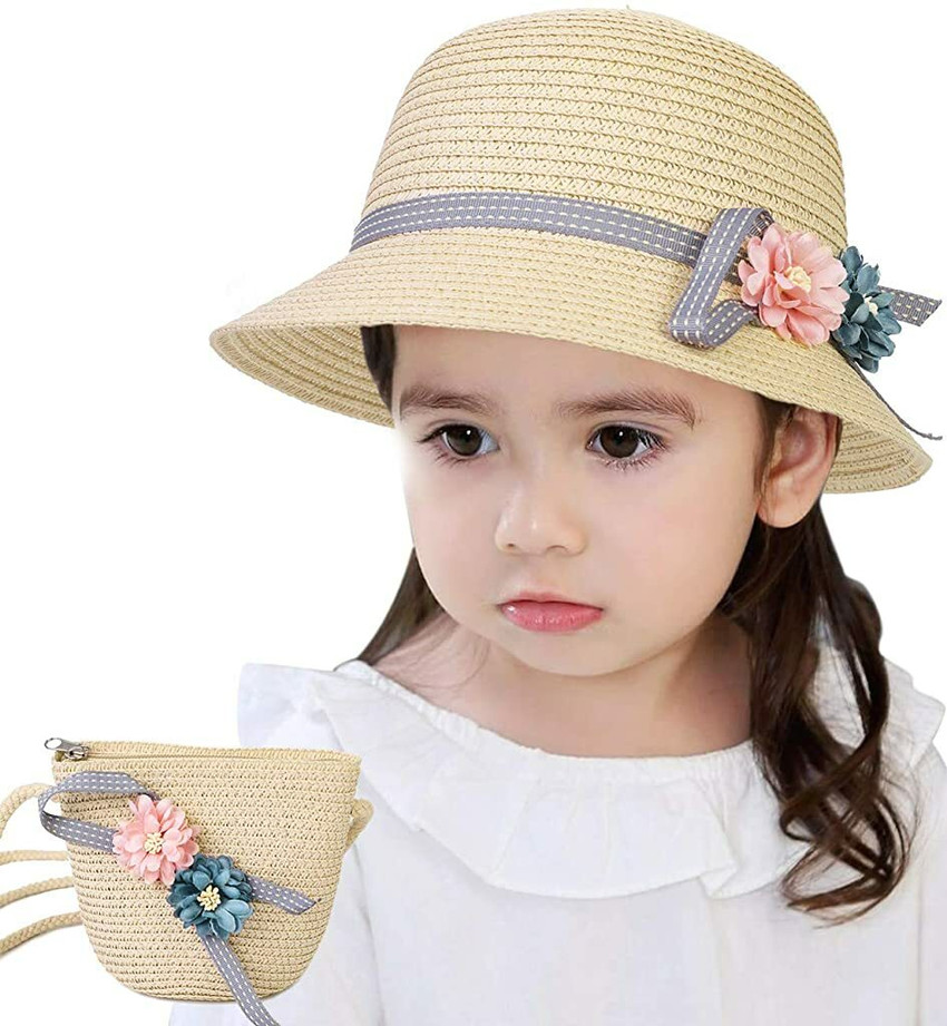 PALAY Summer Straw Hats for Girls 4 6 year old Kids Travel Hats Beach Hats Price in India Buy PALAY Summer Straw Hats for Girls 4 6 year old Kids Travel Hats Beach Hats online