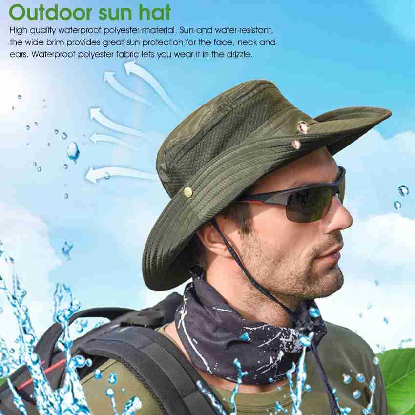 gustave Mens Sun Hat Wide Brim Summer Sun Cap UV Protection Fishsing Hat Bucket Hat gustave Mens Sun Hat Wide Brim Summer Sun Cap UV Protection Fishsing Hat Bucket Hat