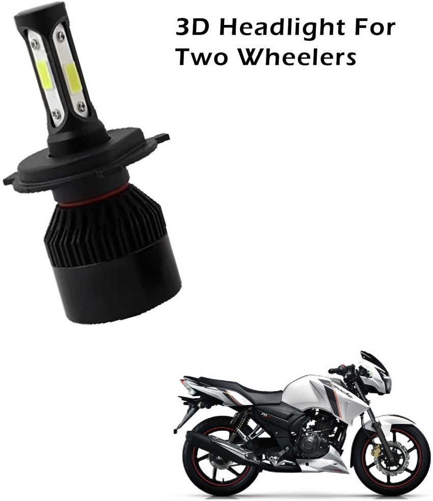 Tvs apache outlet led headlight