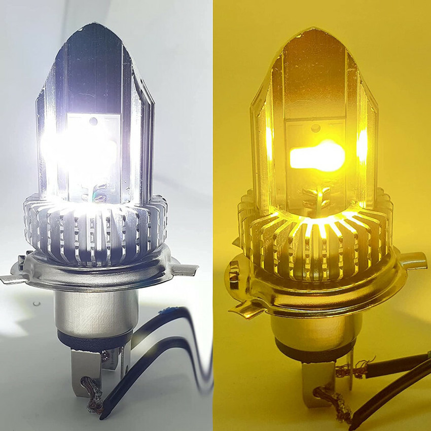 LOVMOTO LED Headlight Bulb with H4 Fitting For all Bikes7 Bike
