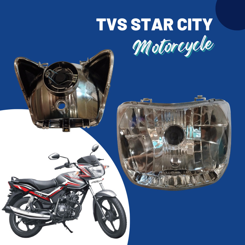 Apsmotiv Halogen Headlight for TVS Star City Price in India Buy Apsmotiv Halogen Headlight for TVS Star City online at Flipkart