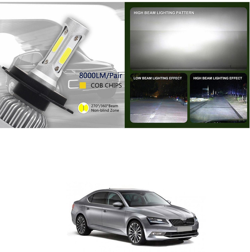 Skoda superb led sale headlights
