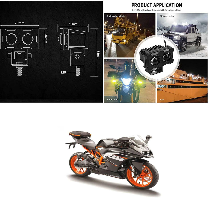 Ktm rc sales 200 led headlight