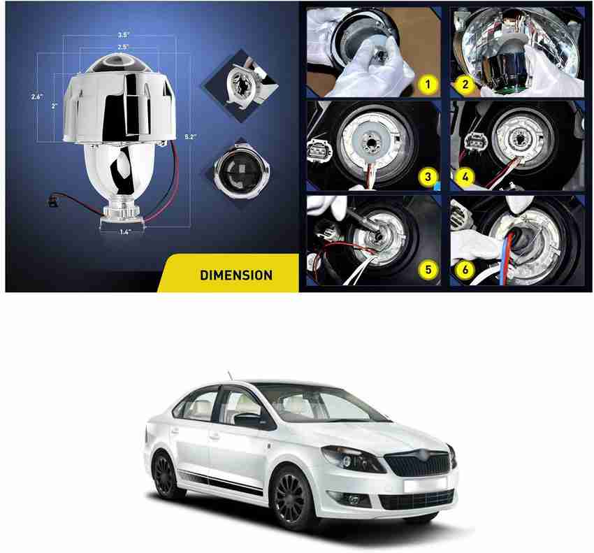 Skoda rapid online projector headlight