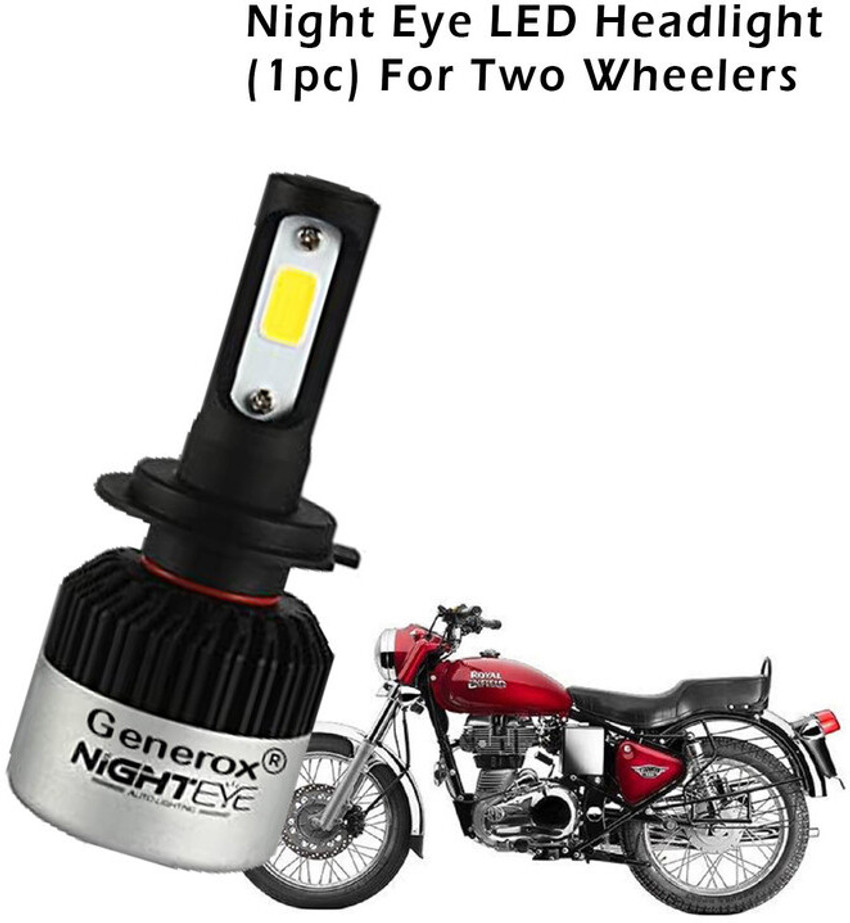 Generox LED Headlight for Royal Enfield Bullet Electra Price in