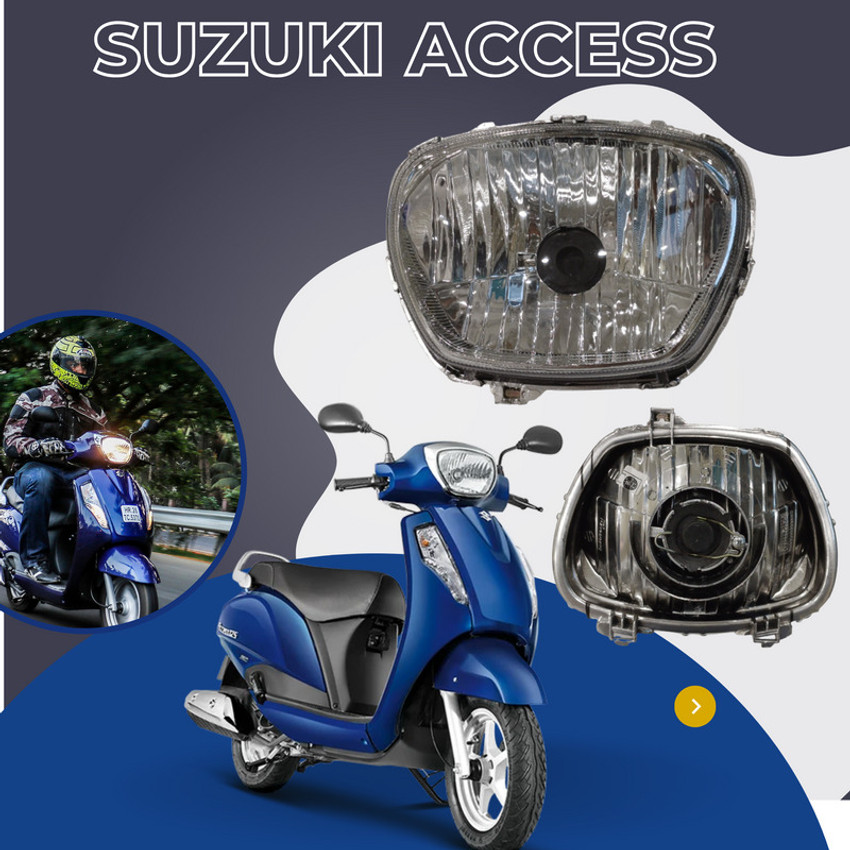 Apsmotiv Halogen Headlight for Suzuki Access 125 Price in India Buy Apsmotiv Halogen Headlight for Suzuki Access 125 online at Flipkart