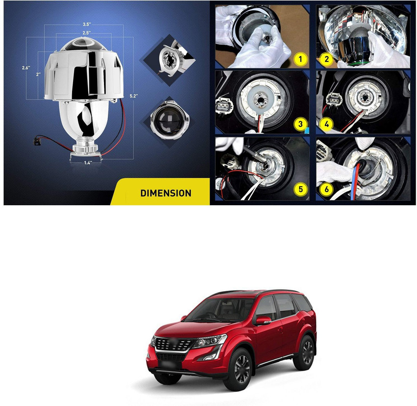 Fiat 500 store projector headlights