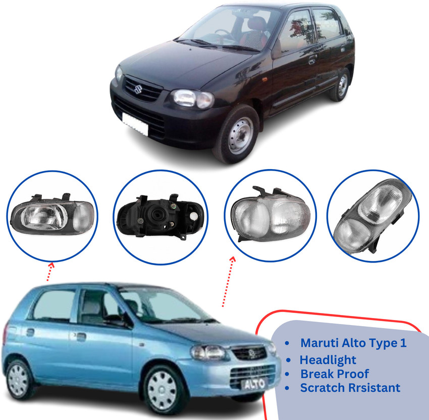 Maruti 800 type on sale 1 headlight assembly