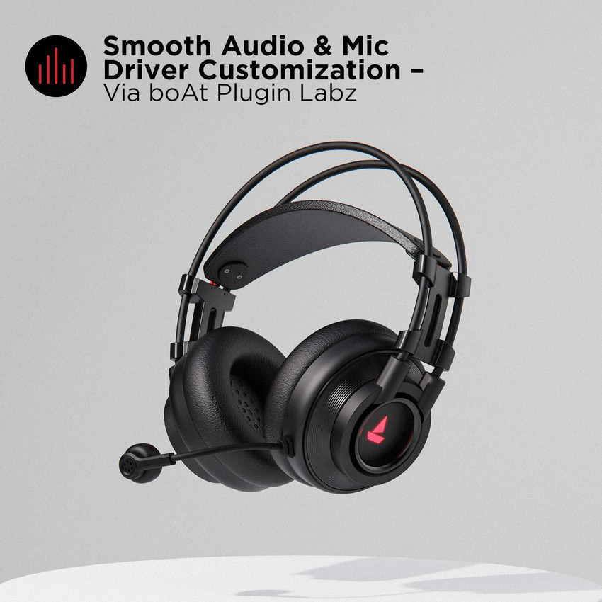 TECHSOFT boAt Immortal IM 200 7.1 Wired Over Ear Headphones