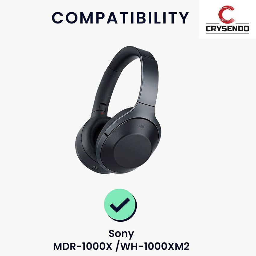 Crysendo Headphone Cushion for Sony WH 1000XM2 MDR 1000X