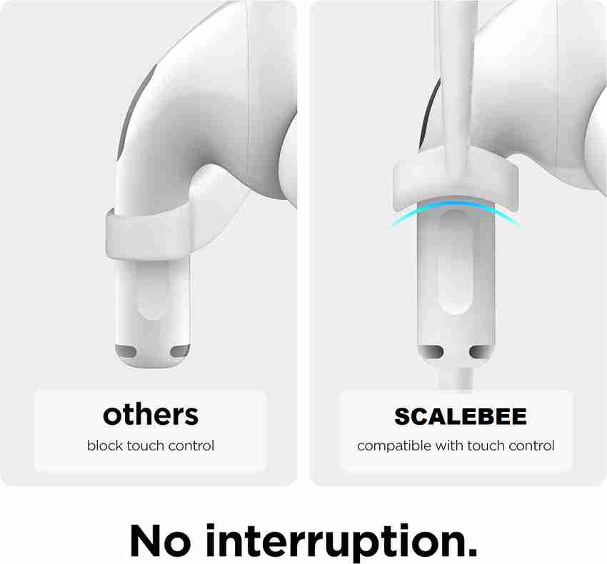 SCALEBEE Ear Hooks for Apple AirPods 1 2 3 and Pro 2 for Running Jogging Gym Over The Ear Headphone Cushion Price in India Buy SCALEBEE Ear Hooks for Apple AirPods