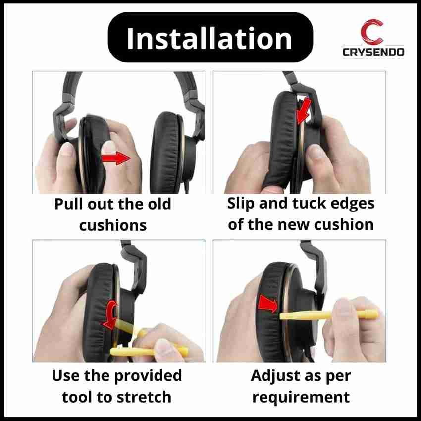 Crysendo Headphone Cushion for Boat Immortal 1300 Headphone Over