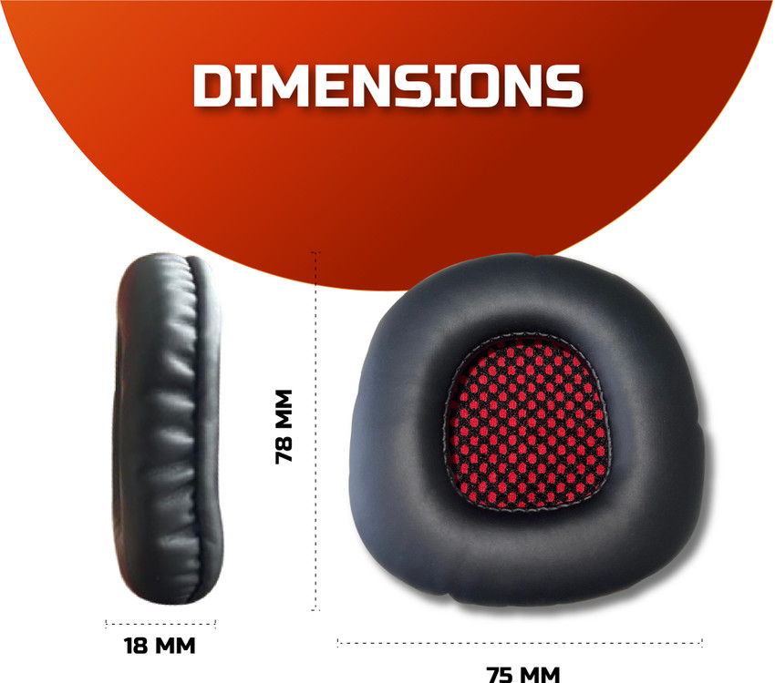 Crysendo Headphone Cushion for Boat Rockers 510 Headphones Over The Ear Headphone Cushion