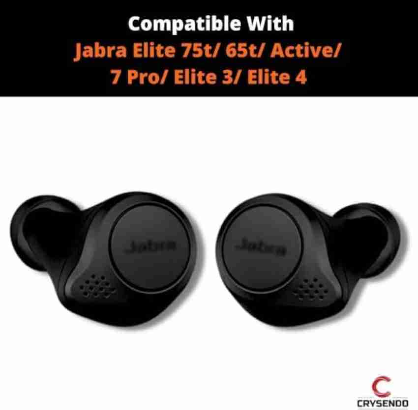 Crysendo Small Silicone Soft Ear Tips Compatible with Jabra Elite 75t 2 pairs Over The Ear Headphone Cushion Price in India Buy Crysendo Small Silicone Soft Ear Tips Compatible with Jabra