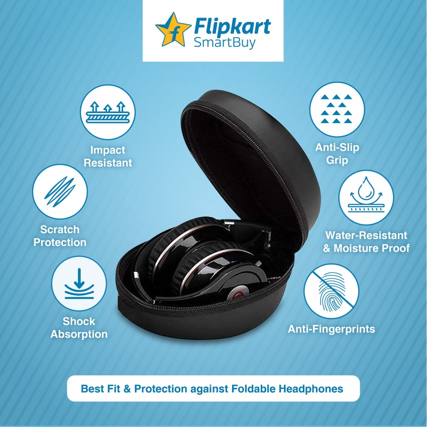 Flipkart SmartBuy Polyester Zipper Headphone Case Price in India