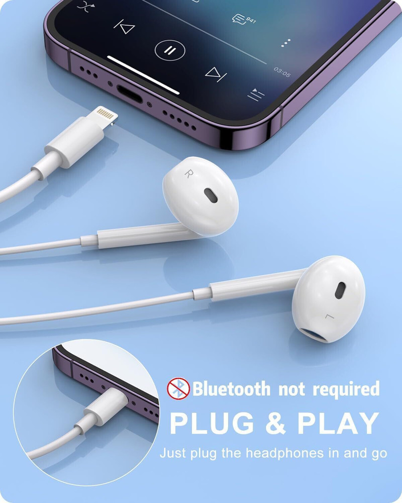 Apple Lightning Iphone 11 Original Headphones Lightning Cable