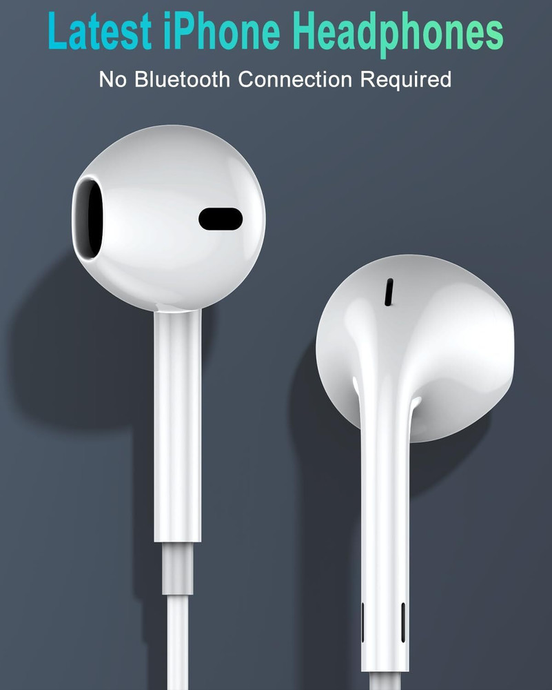 Iphone headphones with mic discount lightning connector