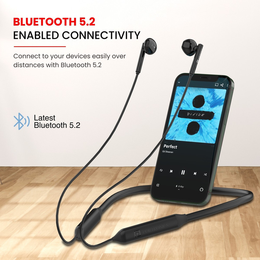 Portronics neckband bluetooth deals