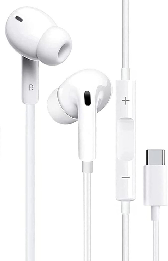 MARS Type C Earphone Noise Canceling and In Line Controls For