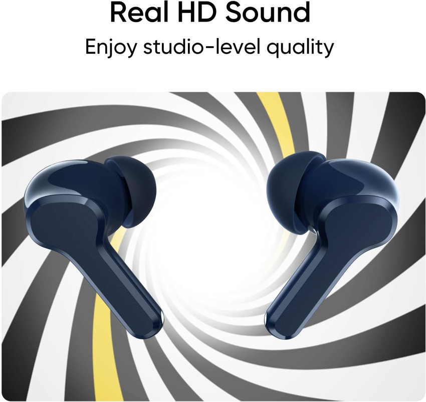 realme TechLife Buds T100 Auriculares intrauditivos Bluetooth  verdaderamente inalámbricos con micrófono, AI ENC para llamadas, Google  Fast Pair, 28