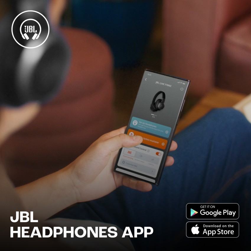 JBL Live 770NC True Adaptive Noise Cancellation Headphones Wireless Over  Ear, Spatial Sound, 65Hrs Playtime, Speed Charge, Multipoint Connect and  Personi-Fi 2.0, BT 5.3, Google Fast Pair, Alexa, Black : :  Electronics