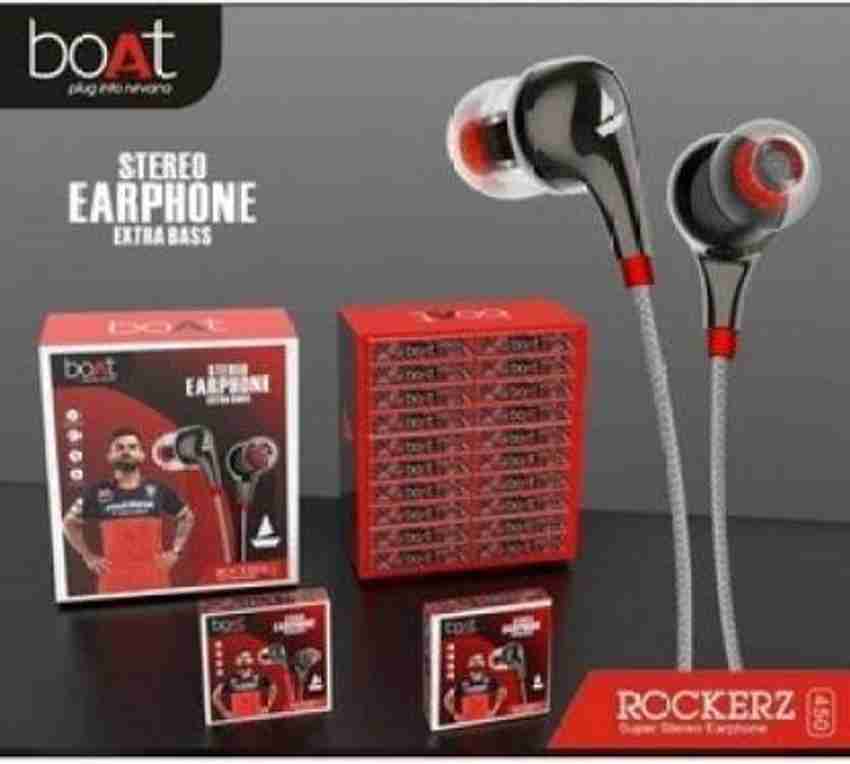 SanFashion boAt ROCKERZ 450 Gray Color Handsfree Wired Headset