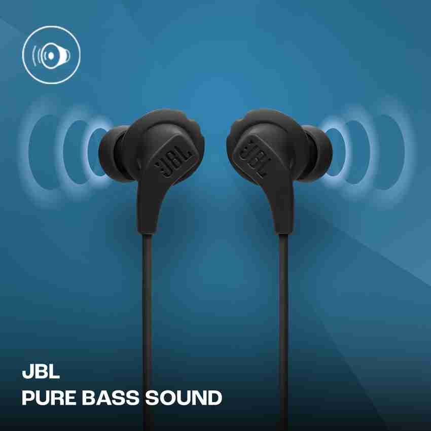 JBL Endurance Run 2 with Fliphook TwistLock Technology Pure Bass IPX5 Sweatproof Wired Headset