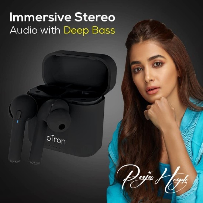 PTron Bassbuds Vista Bluetooth Headset Price in India Buy PTron