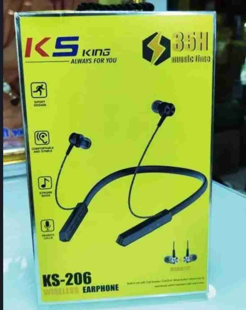 PREMBROTHERS KS 206 Wireless Neckband With 35 Hours
