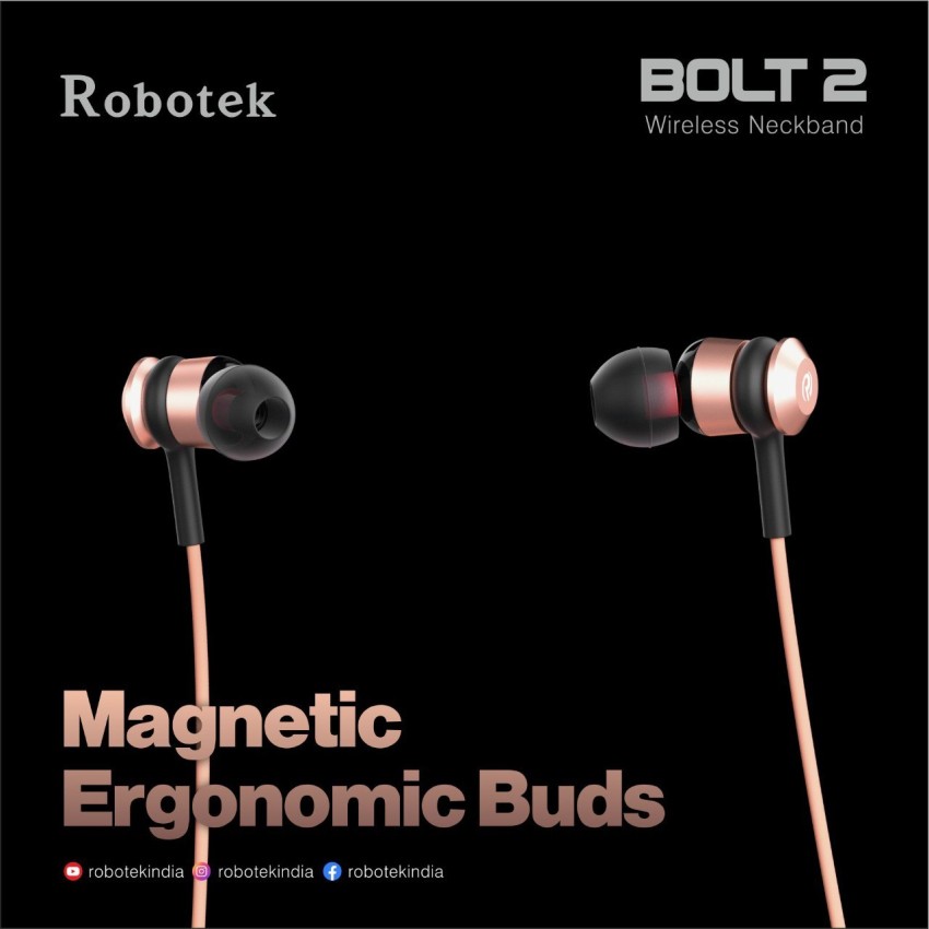 Robotek Bolt 2 50 Hours Playtime Super Bazz Bluetooth Headset