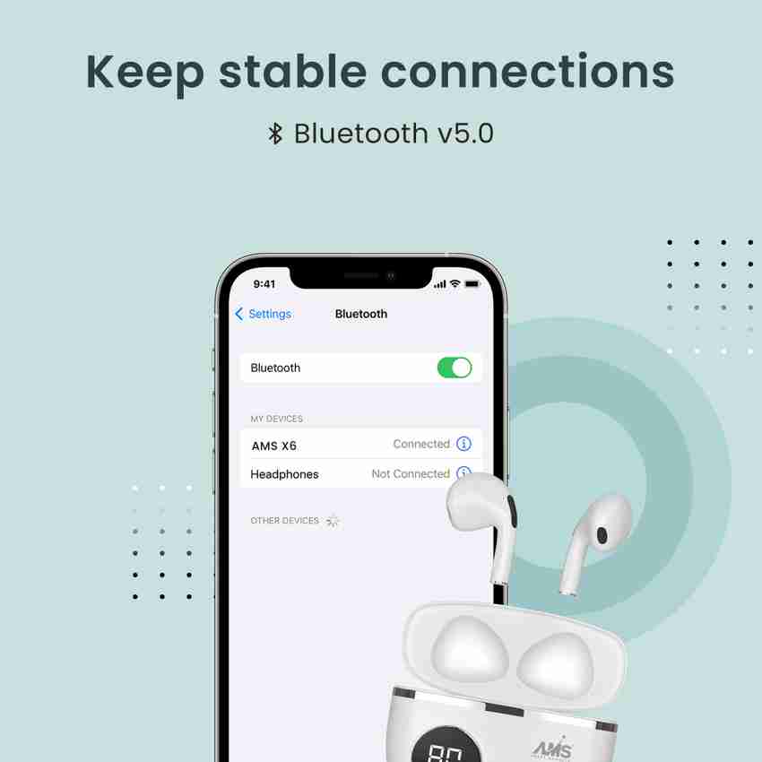Tws x6 true hotsell wireless