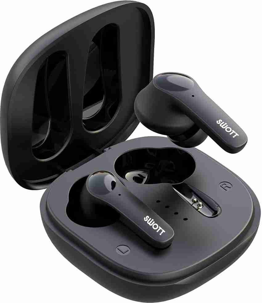 swott AirLIT 005 Truly Wireless Earbuds 20hr Bluetooth v5.1 black