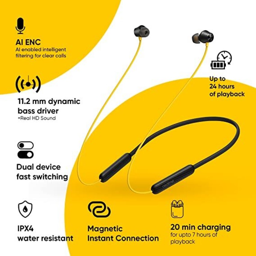 SONVARSA Realme Neckband Wireless BT R3 Bluetooth without