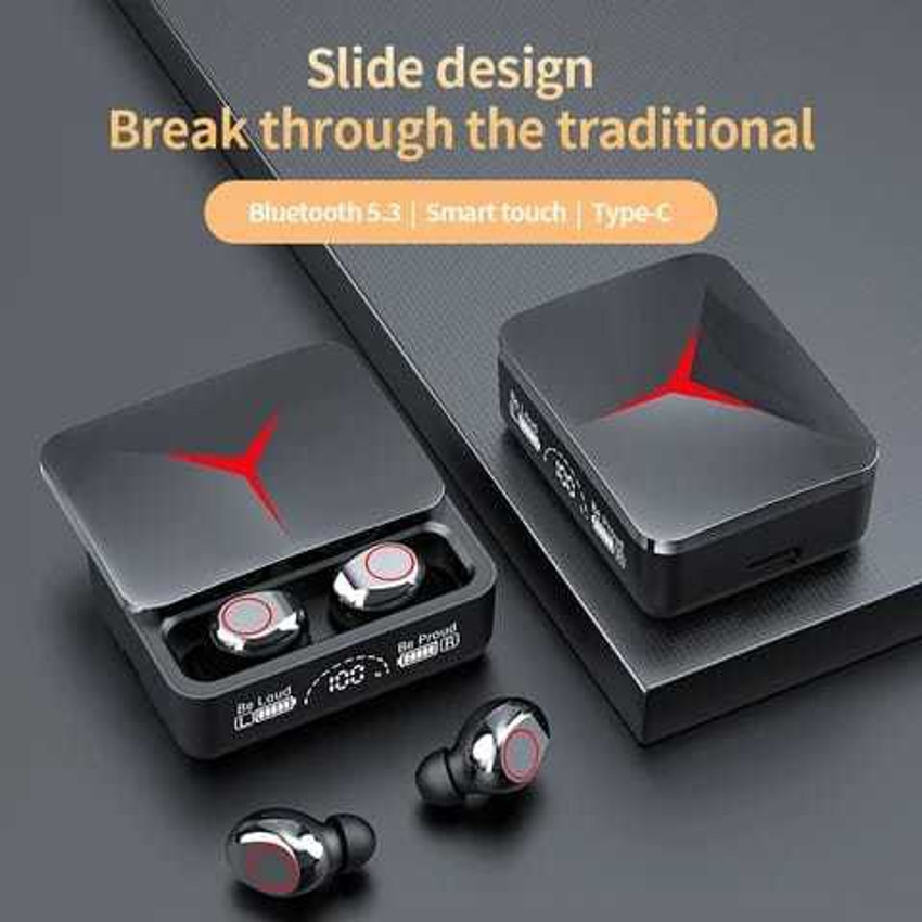 Kabeer enterprises Exclusive Original M20 Bluetooth Earphone Touch Control Dual LED Display Bluetooth Headset