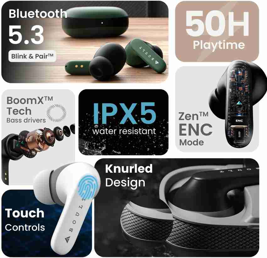 Boult Y1 with Zen ENC Mic 50H Battery Fast Charging Pro Calling Knurled Design Bluetooth Price in India Buy Boult Y1 with Zen ENC Mic 50H Battery Fast Charging Pro Calling